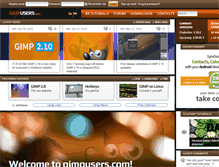 Tablet Screenshot of gimpusers.com